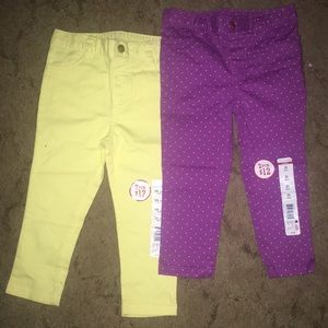 Toddler Girls Color Skinny Jeans